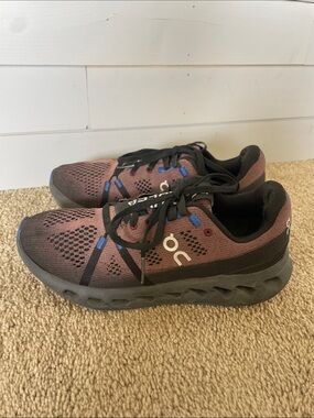 On Running Cloudsurfer Women's Running Shoes 8 CloudTec Phase Black Purple Fade